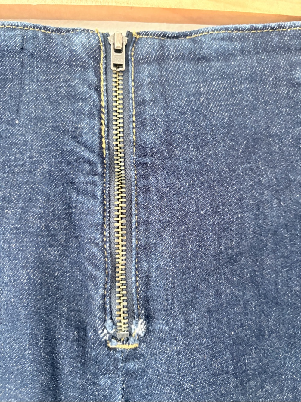 Maeve The Collette Anthropologie Ruffle Hem High Rise Wide Leg Crop Jeans 31 - Picture 7 of 8